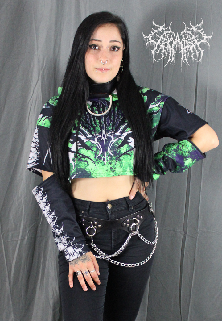 TOXIC-WASTE CROP-TOP